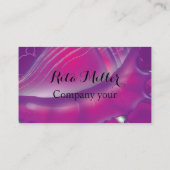 Carte De Visite Coquille marine rose (Dos)