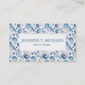 Carte De Visite Coquilles d'aquarelle (Devant)