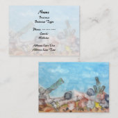 Carte De Visite Coquilles sous la mer (Devant / Derrière)