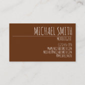 Carte De Visite Coquito Portoricain Eggnog Bartender Mixologue (Dos)