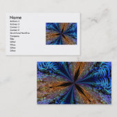 Carte de visite Coral Kaleidoscope (Devant / Derrière)