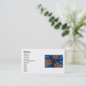 Carte de visite Coral Kaleidoscope (Debout devant)