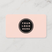 Carte De Visite Coral Logo QR Code Professional (Dos)