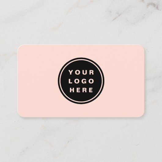 Carte De Visite Coral Logo QR Code Professional (Dos)