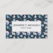 Carte De Visite Coraux avec le motif de coquilles (Devant)