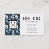 Carte De Visite Coraux avec Motif de coquillages (Devant)