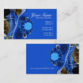 Carte de visite coraux fractals (Devant / Derrière)
