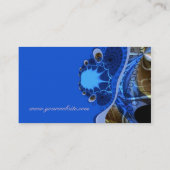 Carte de visite coraux fractals (Dos)