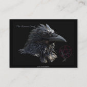 Carte de visite corbeau (Dos)