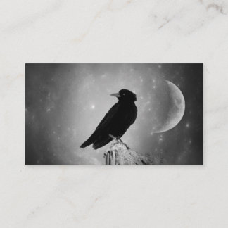 Carte De Visite Corbeau mystique, céleste