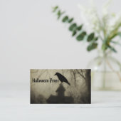 Carte De Visite Corbeau sombre (Debout devant)