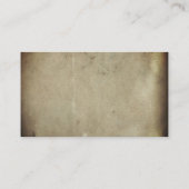 Carte De Visite Corbeau sombre (Dos)