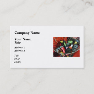 Carte De Visite Corbeille filaire avec fil
