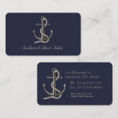 Carte De Visite Corde ancrée (Devant / Derrière)