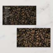 Carte De Visite Corde de rondin (Devant / Derrière)