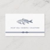 Carte De Visite Corde nautique | Charte de pêche (Devant)