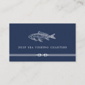 Carte De Visite Corde nautique | Charte de pêche (Devant)