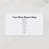 Carte De Visite Cordonnier (Dos)