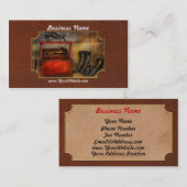 Carte De Visite Cordonnier - la vie du cordonnier (Devant / Derrière)