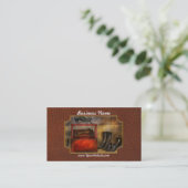 Carte De Visite Cordonnier - la vie du cordonnier (Debout devant)