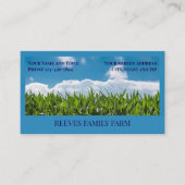 Carte De Visite Corn Farmer Wheat Agricultural Business Cards (Devant)