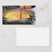 Carte De Visite Corne de maïs (Devant / Derrière)