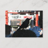 Carte De Visite Corneille japonaise (Dos)