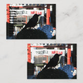 Carte De Visite Corneille japonaise (Devant / Derrière)