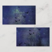 Carte De Visite Corneille mystique (Devant / Derrière)