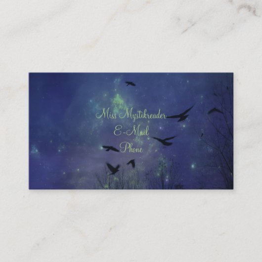 Carte De Visite Corneille mystique (Devant)