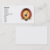 Carte De Visite Cornemuses Mandorla (Devant / Derrière)