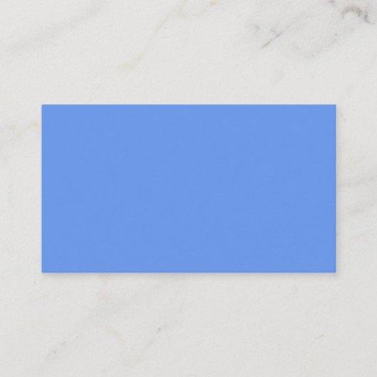 Carte de visite Cornflower Blue Standard (Devant)