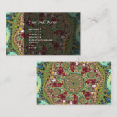 Carte De Visite Coronel - Fractal (Devant / Derrière)