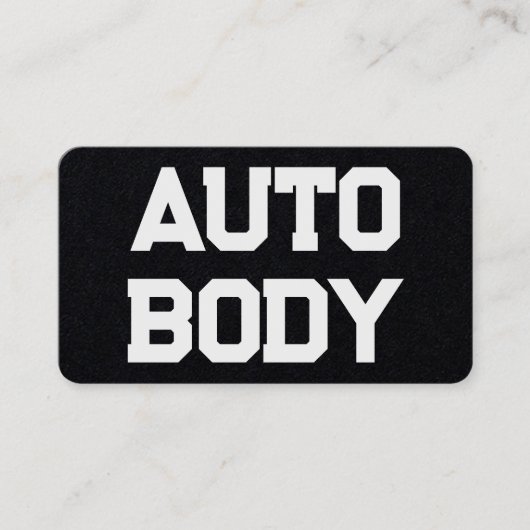 Carte De Visite Corps automatique (Devant)