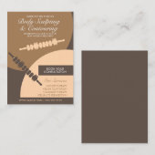 Carte De Visite Corps Contourage Corps Massage de sculpture (Devant / Derrière)