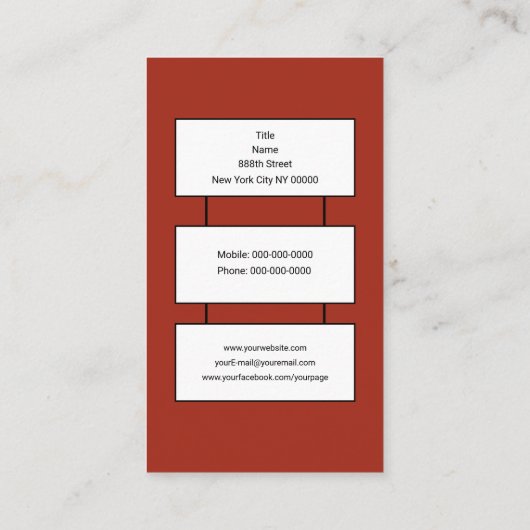 Carte De Visite Corps de sapeurs-pompiers (Dos)