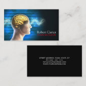 Carte De Visite Corps de tête humaine de (Devant / Derrière)