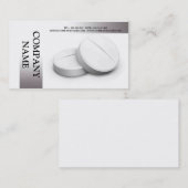 Carte De Visite Corps humain de médecine/pharmacie/pharmacien (Devant / Derrière)