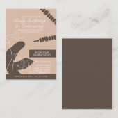 Carte De Visite Corps moderne Contouring Corps Massage de sculptur (Devant / Derrière)