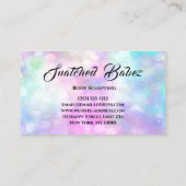 Carte De Visite Corps sculpté Beauté Logo Massage Spa Blu Rose (Dos)
