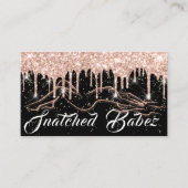 Carte De Visite Corps sculpté Beauté Massage Drives Parties scinti (Devant)