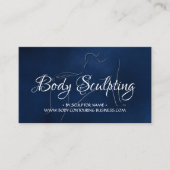Carte De Visite Corps sculpté contour femme spa marine (Devant)
