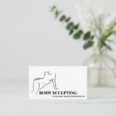 Carte De Visite Corps sculpté contour spa simple (Debout devant)