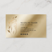 Carte De Visite Corps Sculpter Wellness Cosmétique Beauté Spa (Dos)