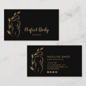 Carte De Visite Corps Sculpter Wellness Cosmétiques Beauté Spa Bus (Devant / Derrière)