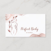 Carte De Visite Corps Sculpter Wellness Cosmétiques Beauté Spa Bus (Devant)