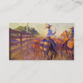 Carte De Visite Corral Dust, 1915 par Maynard Dixon (Devant)