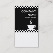 Carte De Visite correcteurs de café rétro (Dos)