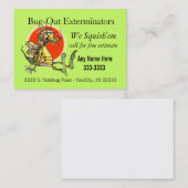 Carte De Visite Correction de bogues (Devant / Derrière)