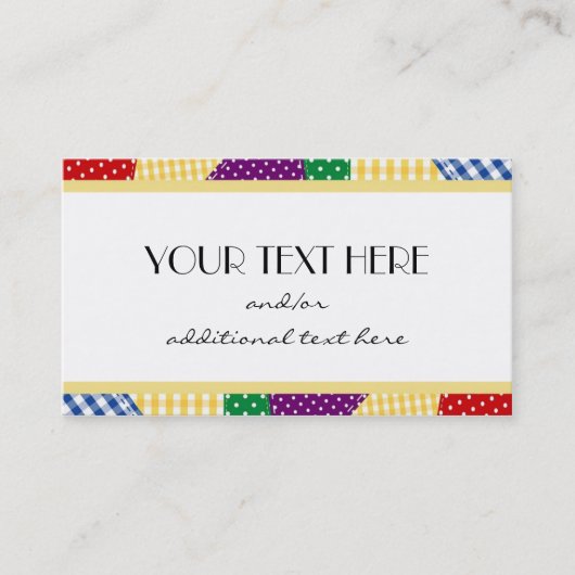 Carte De Visite Corrections (Devant)